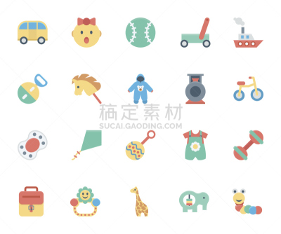 矢量,婴儿,五只动物,小山羊,不高兴的,图像,太妃糖,象,糖果,动物