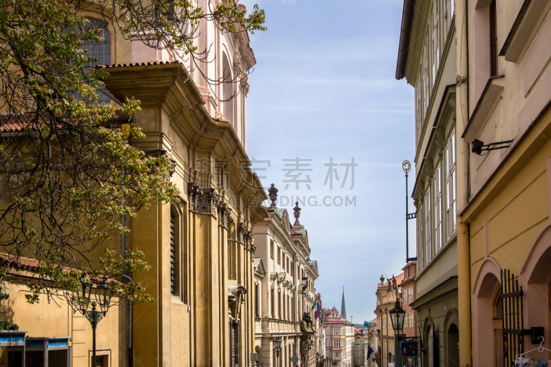 古城,建筑外部,布拉格,捷克,天空,美,外立面,水平画幅,档案,无人