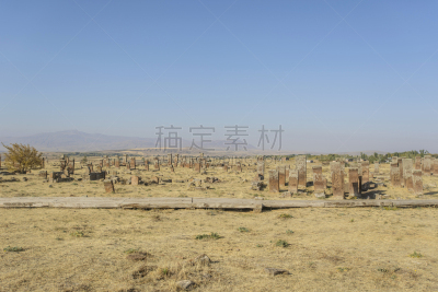 墓碑,土耳其,凡,水平画幅,安纳托利亚,无人,蓝色,死后的世界,当地著名景点