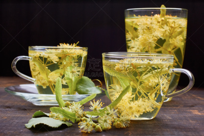 茶树,玻璃,仅一朵花,清新,杯,欧锻树,芳香的,水平画幅,素食,夏天