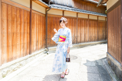 京都府,和服,青年人,女人,衣服,町屋,木屐,日本式短袜,便装和服,京都市