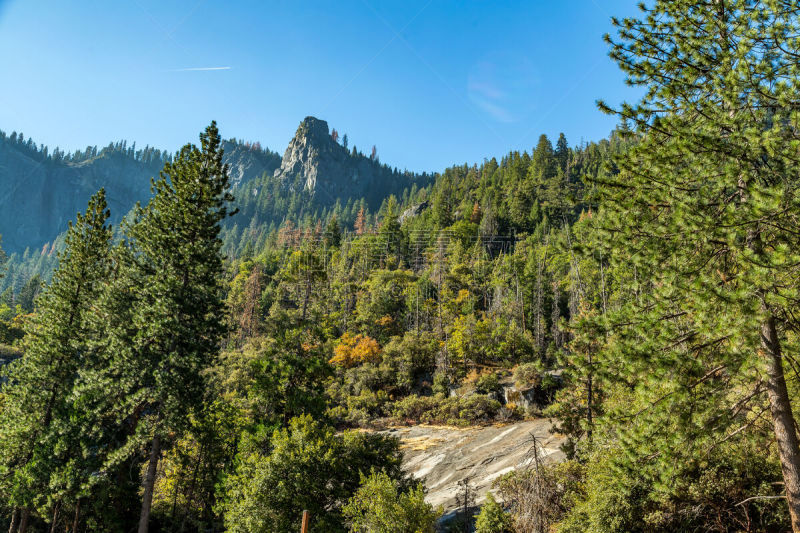 隧道,风景,新娘面纱瀑布（优胜美地）,船长岩,半圆顶,梅丽波莎县,优胜美地山谷,加利福尼亚内华达山脉,天空,水平画幅