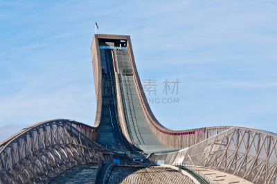 蹦床,贺美科伦,跳台滑雪,奥斯陆,水平画幅,户外,国际著名景点,运动,挪威,著名景点