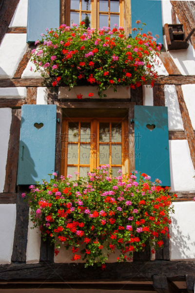 Maison à colombages à Kaysersberg, Haut Rhin, Alsace