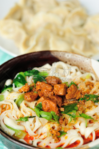 中国食品,捞面,饺子,酱油,餐具,垂直画幅,煮食,无人,烘焙糕点,醋