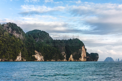 泰国,攀牙湾,岛,国际著名景点,曙暮光,热带气候,环境,黄昏,著名景点,热带树