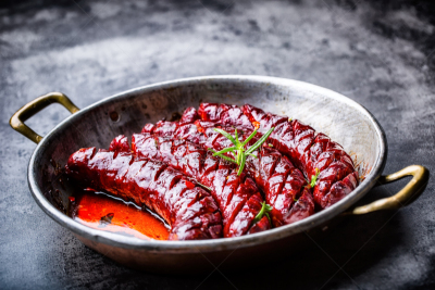 西班牙香肠,烤的,香肠,香料,餐馆,酒店,科涅克,白兰地,经加工的肉,水平画幅