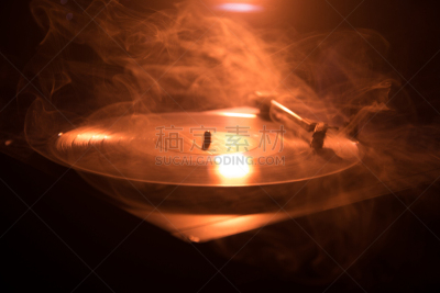 聚会的音乐主持人,技术,唱片,音乐,唱盘,进行中,放音设备,背景聚焦,混合,开火
