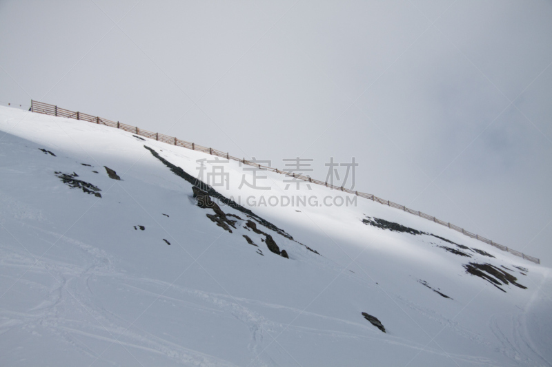 起跑架,雪崩,尖栅栏,水平画幅,奥斯塔山谷,雪,无人,滑雪坡,户外,云景