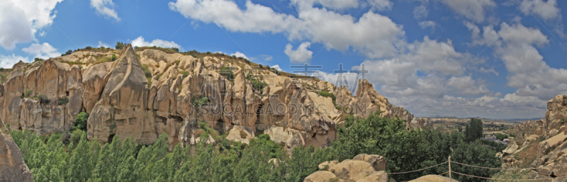 岩层,石材,古老的,当地著名景点,凝灰岩,纯净,石灰石,干的,安那托利亚中部,国际著名景点