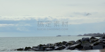 海洋,岩石,沃辛,苏塞克斯,自然,褐色,水平画幅,码头,沙子,无人