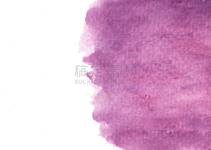 玷污的 文字 紫色 背景 白色背景 水彩画 绘画插图 水 留白 边框图片素材下载 稿定素材