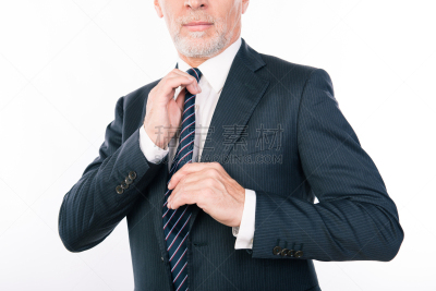 男商人,古老的,领带,特写,注视镜头,专业人员,背景分离,仅男人,导演,肖像