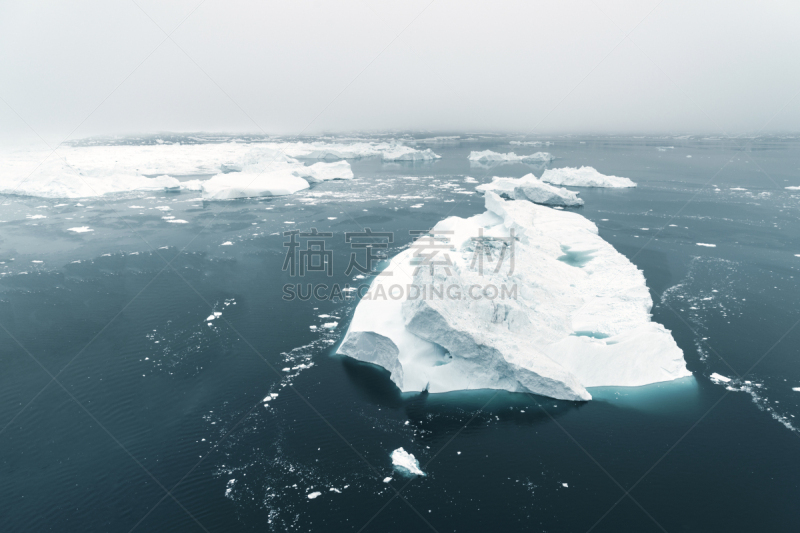 航拍视角,冰山,北冰洋,格陵兰,水,美,水平画幅,因纽特人,雪,无人