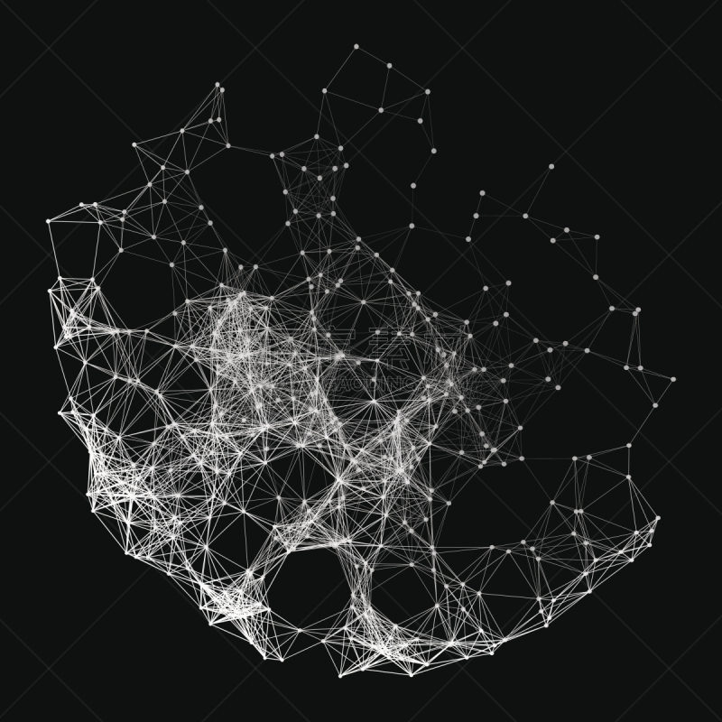 绘画插图,矢量,建筑结构,接线框,纳米颗粒,蜘蛛网,物理学,线框模型,分子,计算机网络