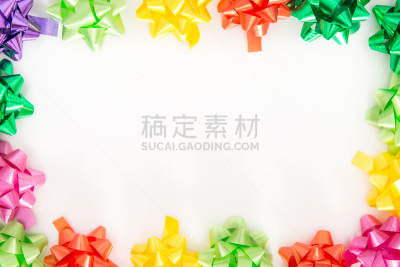 礼物,蝴蝶结,球,边框,水平画幅,计算机制图,计算机图形学,生日,塑胶
