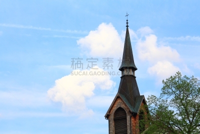 罗伊特林根,天空,留白,悲痛,水平画幅,巴登-符腾堡州,尖峰,户外,著名景点