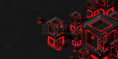 背景,三维图形,绘画插图,红色,抽象,玻璃砖,热,计算机,暗色,几何形状