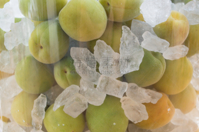 杏,糖,拐杖糖,梅酒,梅子,水平画幅,绿色,盐渍食品,水果,酸味