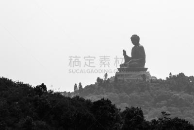 大菩萨,大屿山,灵性,古董,艺术,荷花,水平画幅,巨大的,纯净,旅行者