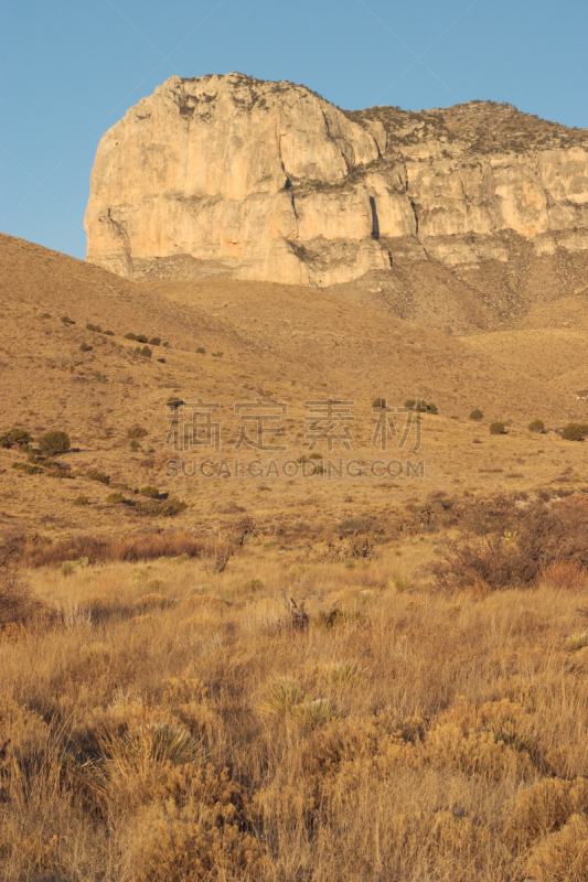 船长岩,奇瓦瓦沙漠,垂直画幅,山,地质学,无人,德克萨斯,户外