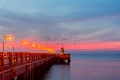 巴蜀,仅成年人,灯塔楼,水平画幅,山,亚洲,蓝色,2015年,海景,旅行者
