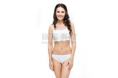 女人,美女,白色,内衣,分离着色,影棚拍摄,塑身内衣,货亭,女士内衣,虚弱