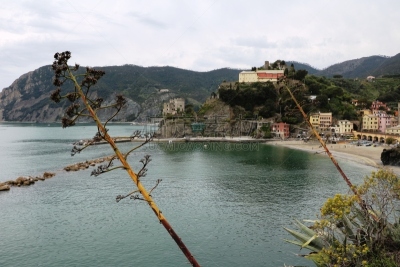 五渔村,蒙泰罗索,海岸线,意大利,天空,水平画幅,无人,夏天,户外,石材