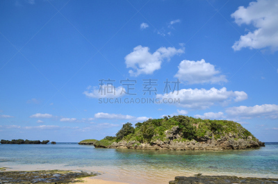 岛,鸡尾酒,西表岛,江岛无须鳚,八重山群岛,珊瑚岛,水,天空,里山,度假胜地