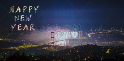 城市,新年前夕,夏娃,午夜,夜晚,白昼,暗色,粉色,蓝色,巨大的