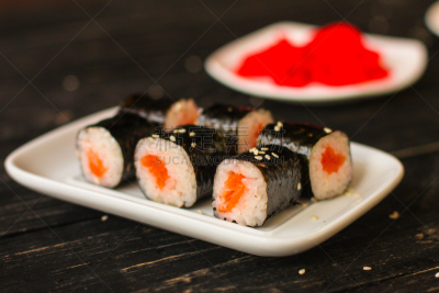 寿司,清新,食品,美味,小圆面包,切片食物,菜单,日本食品,洞,背景分离