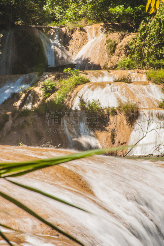 Agua Azul Cascades,自然,垂直画幅,野生动物,瀑布,无人,夏天,户外,湖,泻湖