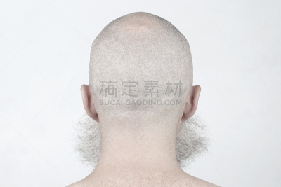 男人,后背,络腮胡子,非全秃,轻的,背景聚焦,注视镜头,仅男人,肖像,一个人