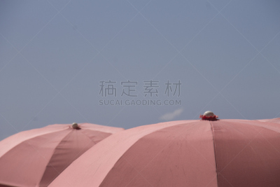 海滩遮阳伞,加拿大,水平画幅,无人,伞架,伞,花园伞,摄影