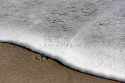 脚印,海浪,婴儿,自然,图像,海洋,水面,美国,无人,水