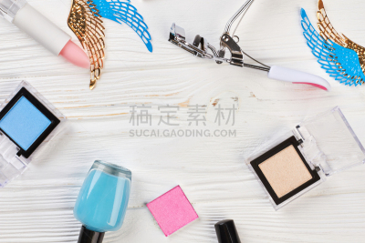女性,视角,化妆用品,个人随身用品,美,留白,调色板,漆的,彩妆,水平画幅