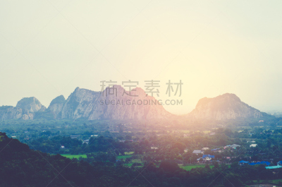 天空,夏天,自然,地形,蓝色,山脉,日光,在下面,白昼,绿山国家森林公园