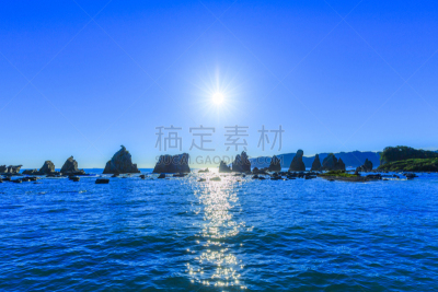 和歌山县,哈希库伊瓦,岩石,日本,自然,白昼,串本町,图像,海洋,美