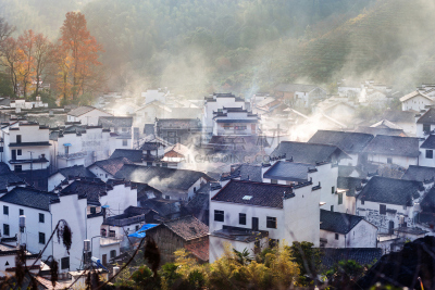 过去,建筑体,江西省,安徽省,水平画幅,建筑,无人,房屋,建筑结构,亚洲