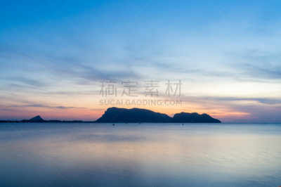 巴蜀,泰国,南,仅成年人,水平画幅,山,亚洲,蓝色,2015年,海景
