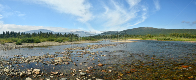 河流,北,佤族,国家公园,乌拉尔,水,天空,美,水平画幅,山