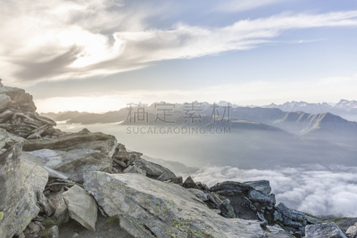 阿莱奇冰川,瑞士,冰河,山区峡湾,瓦莱斯州,英国管,柱状岩石,山,石头,岩石