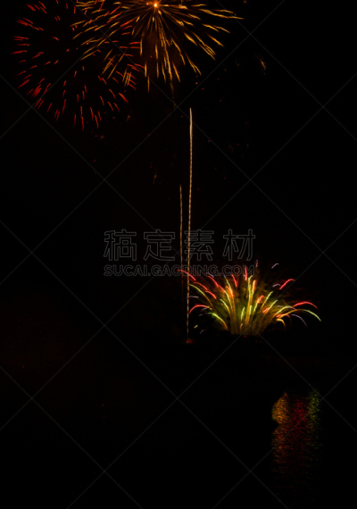 佩特雷,伯罗奔尼撒,狂欢节,希腊,焰火,暗色,黄昏,传统节日,背景,户外