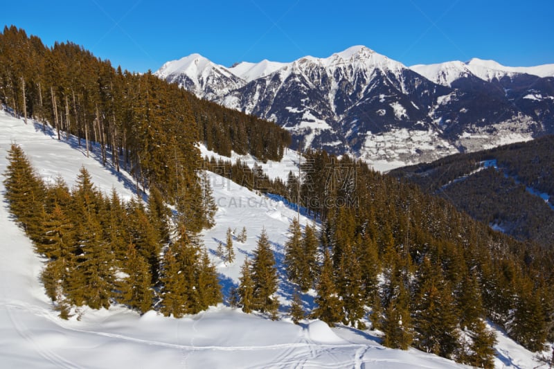 山脉,奥地利,巴德加斯坦,滑雪场,自然,水平画幅,山,岩石,雪,无人