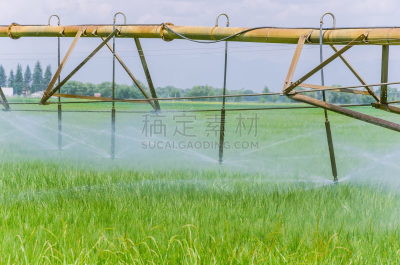 灌溉设备,枢轴,横截面,水,天空,车轮,水平画幅,无人,湿,户外