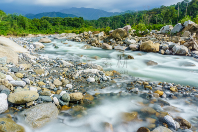 风景,自然美,水,褐色,水平画幅,瀑布,无人,婆罗洲岛,沙巴州,夏天