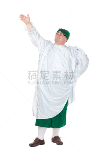幽默,男人,大块头,衣服,垂直画幅,艺术家,绿色,人,背景分离,白人