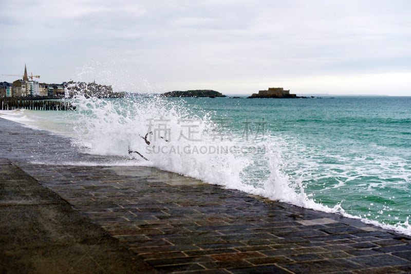 波浪,水下,纹理效果,清新,法国,风,环境,自然神力,海浪,暴风雨