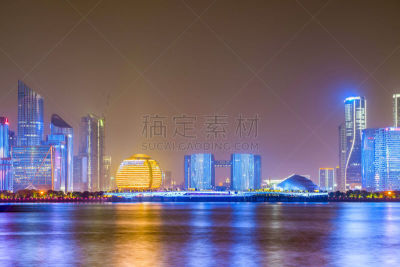 杭州,新城市,奥林匹克运动场,浙江省,全球财政,城市扩张,石油管道,商务,旅途,照明设备