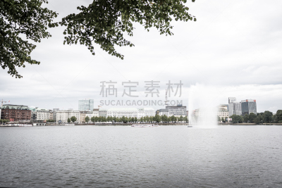 汉堡,城市生活,云景,海港,云,黄昏,船,著名景点,市政厅